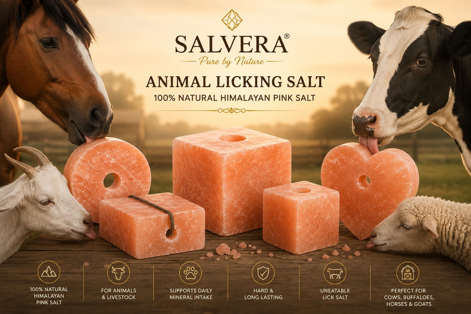 Animal Licking Salt
