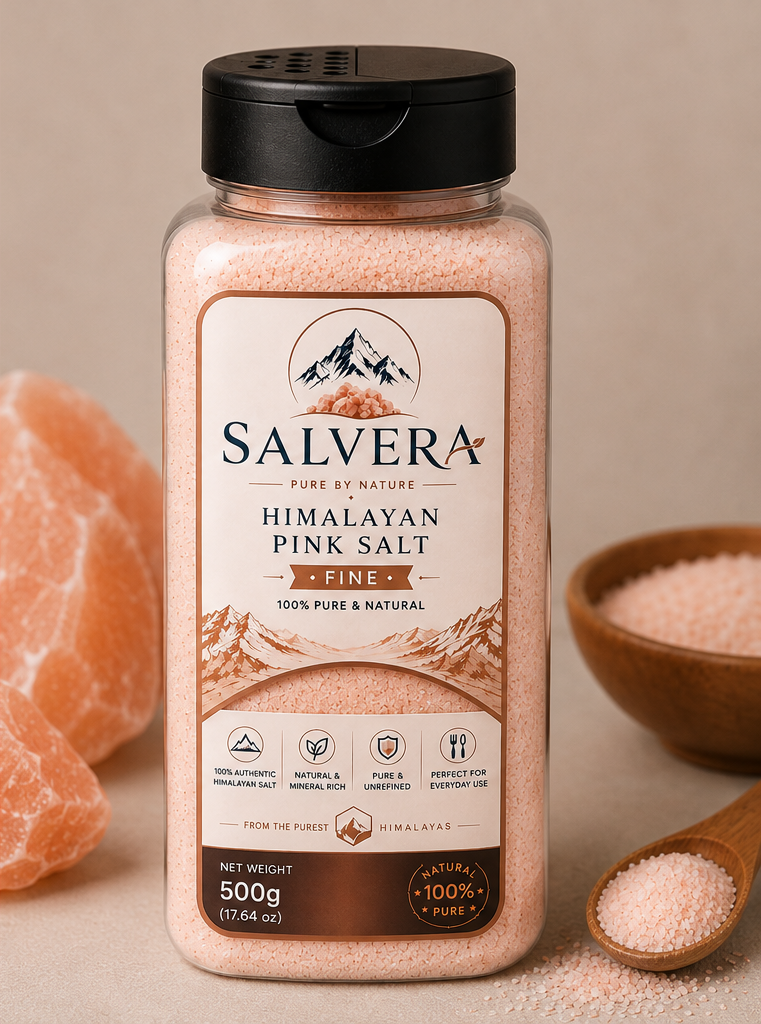 Fine Pink Salt Shaker Bottle