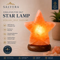 Pink Salt Star Shaped Lamp