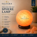 Pink Salt Sphere/Ball Lamp