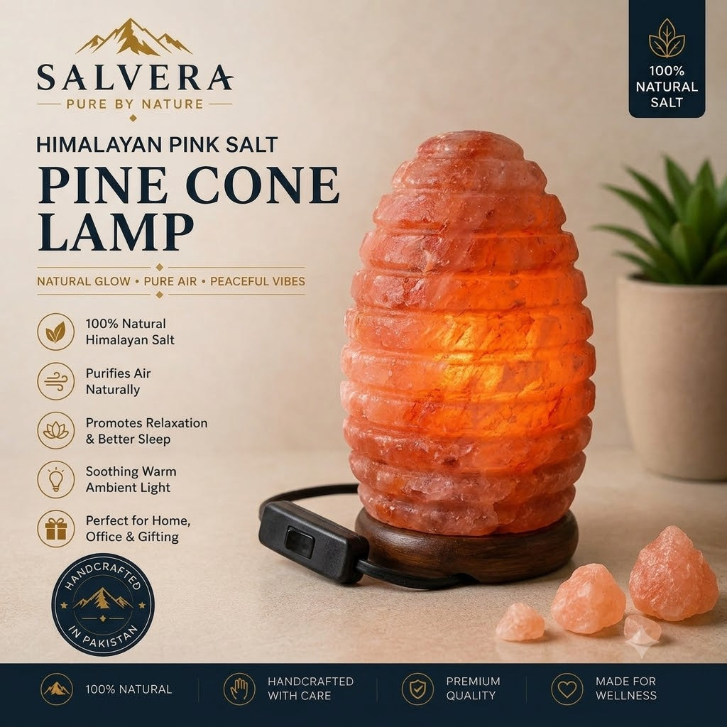 Himalayan Pink Salt Bee Hive Lamp