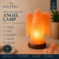 Pink Salt Angel Lamp