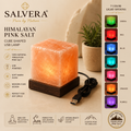 Himalayan Pink Salt Cube Shaped USB Lamp